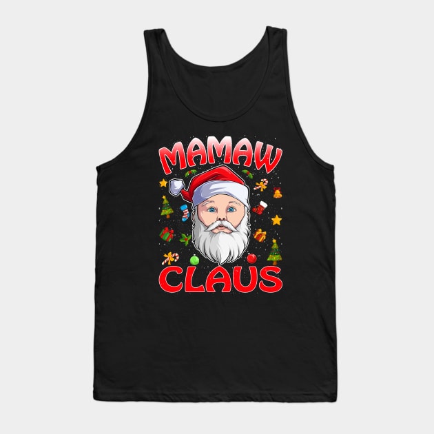 Mamaw Santa Claus Christmas Matching Costume Tank Top by intelus
